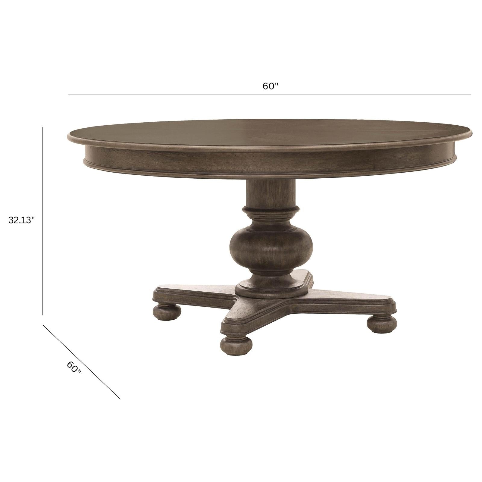 Pulaski Saddle Creek Timber Brown Round Dining Table