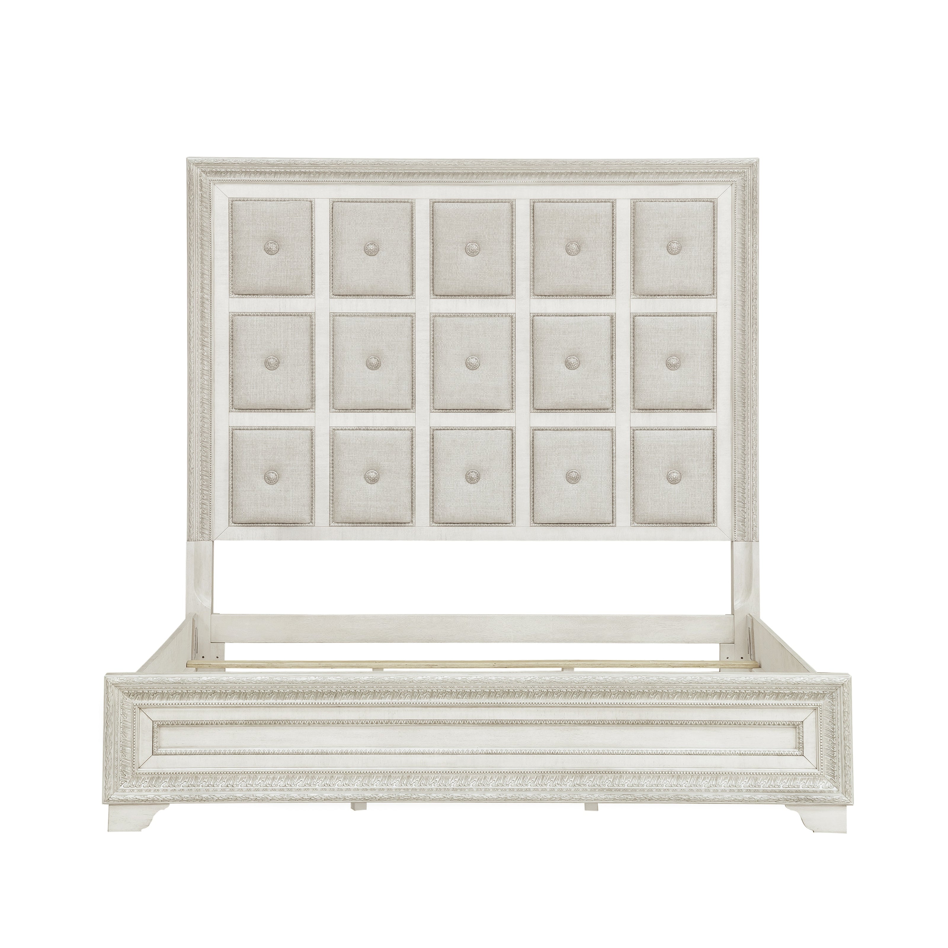 Pulaski Furniture Camila Creamy White Upholstered Bed
