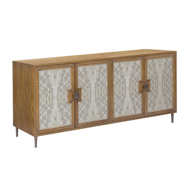 Pulaski Furniture Mid-Century Modern 4 Door Credenza
