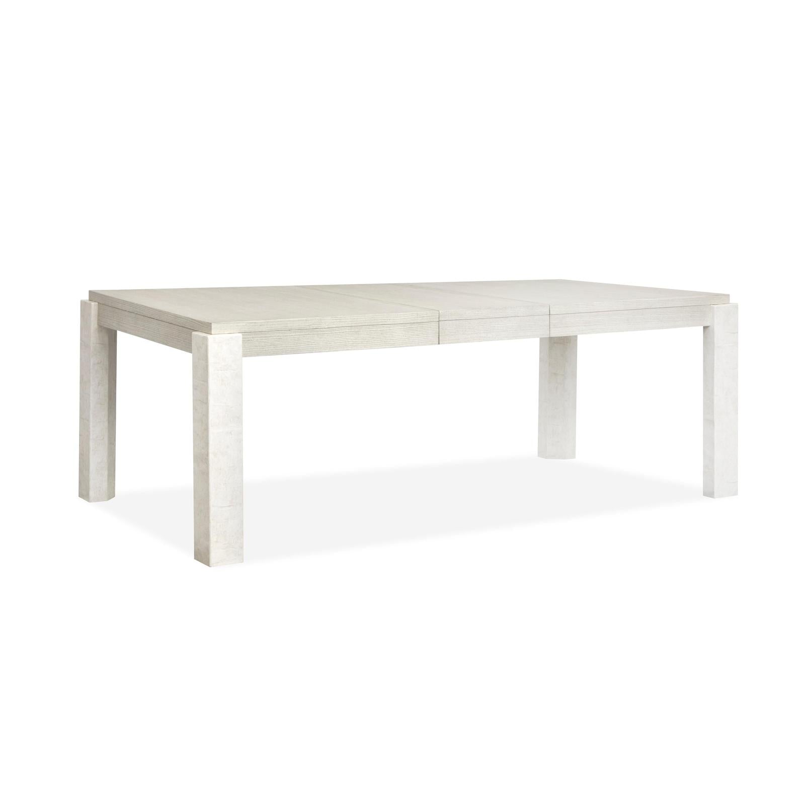 Magnussen Home Lorelei Misty Cloud Extendable Rectangular Dining Table