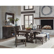 Magnussen Home Westley Falls Graphite Extendable Trestle Dining Table