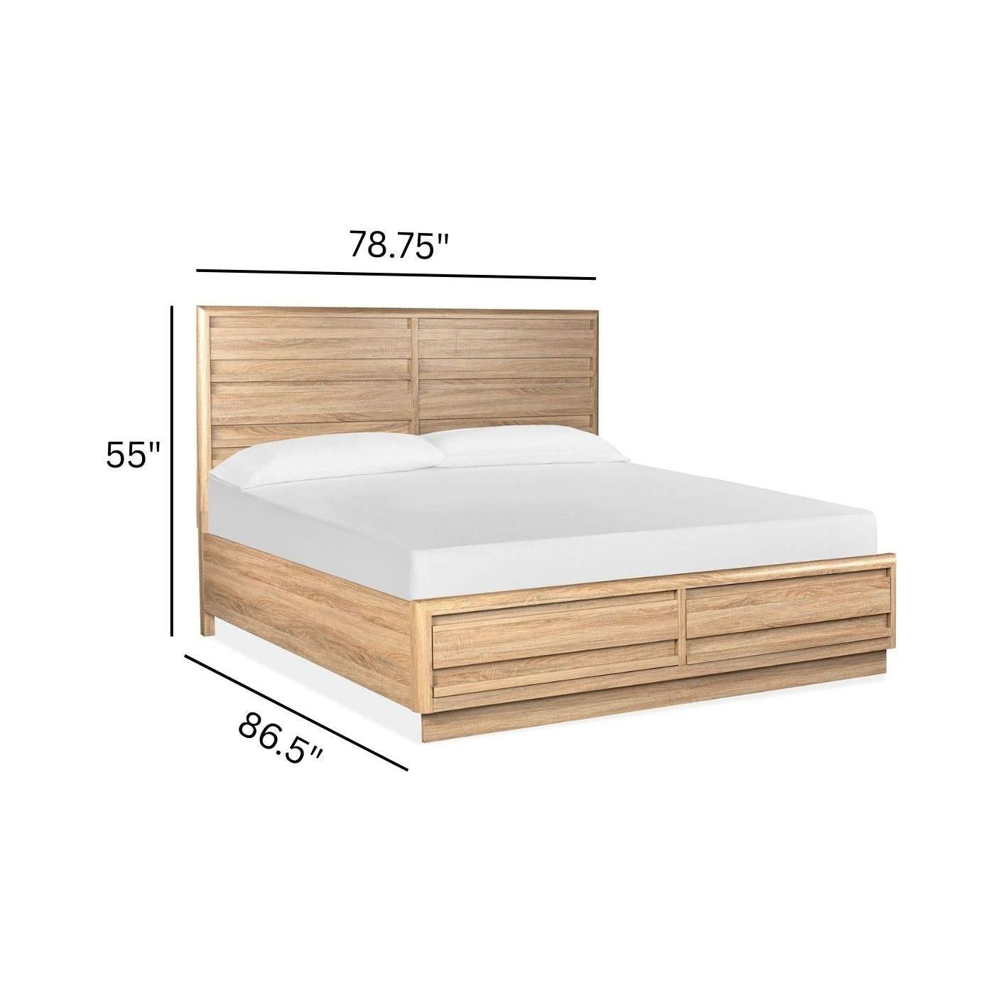 Magnussen Home Brentwood Heights Provincial Brown Panel Bed