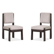 Magnussen Home Tauren Coffee Bean Side Chair Set of 2
