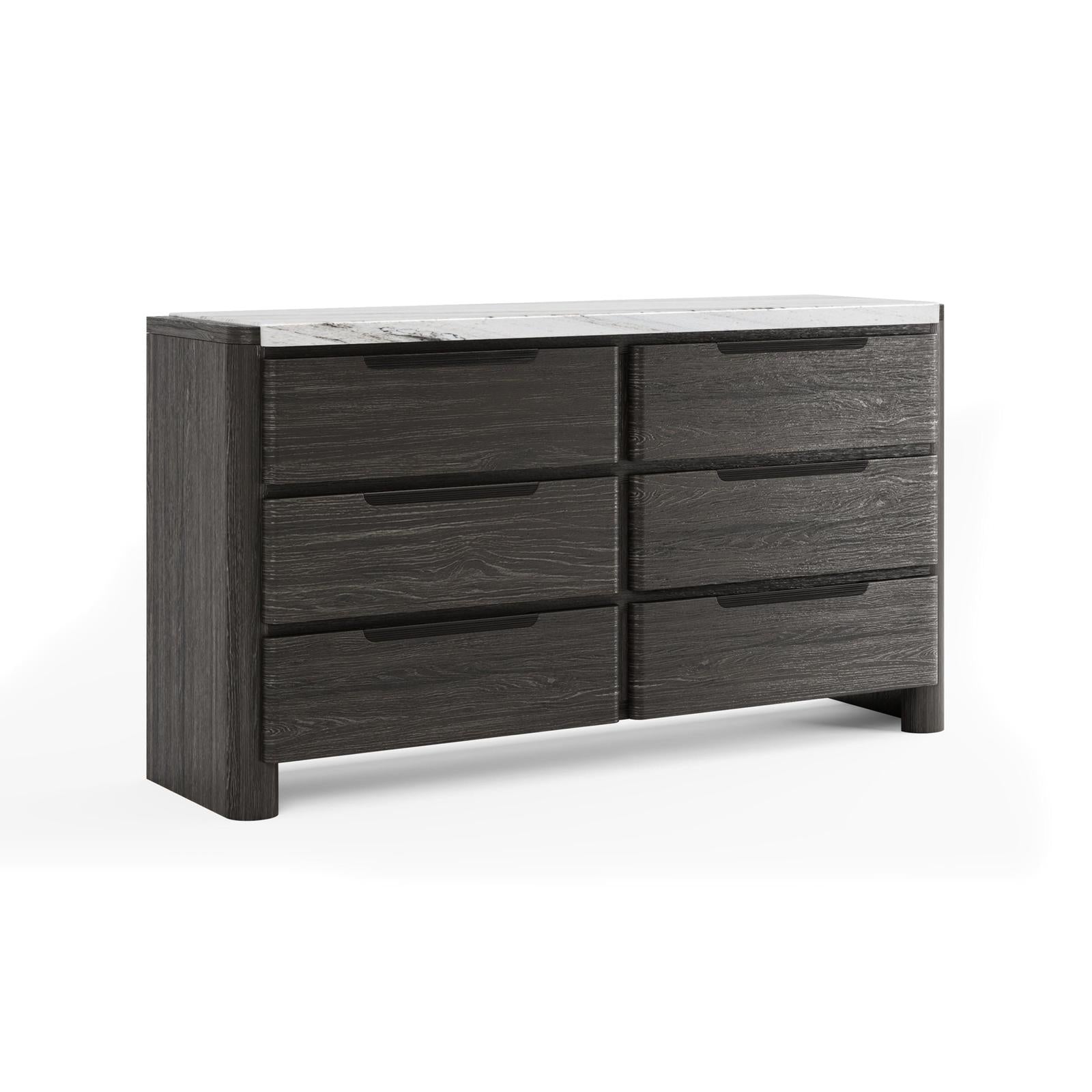 Magnussen Home Keaton Black Double Drawer Dresser