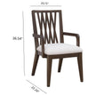 Pulaski Furniture Asher Park Piano Brown Arm Chair Set of 2