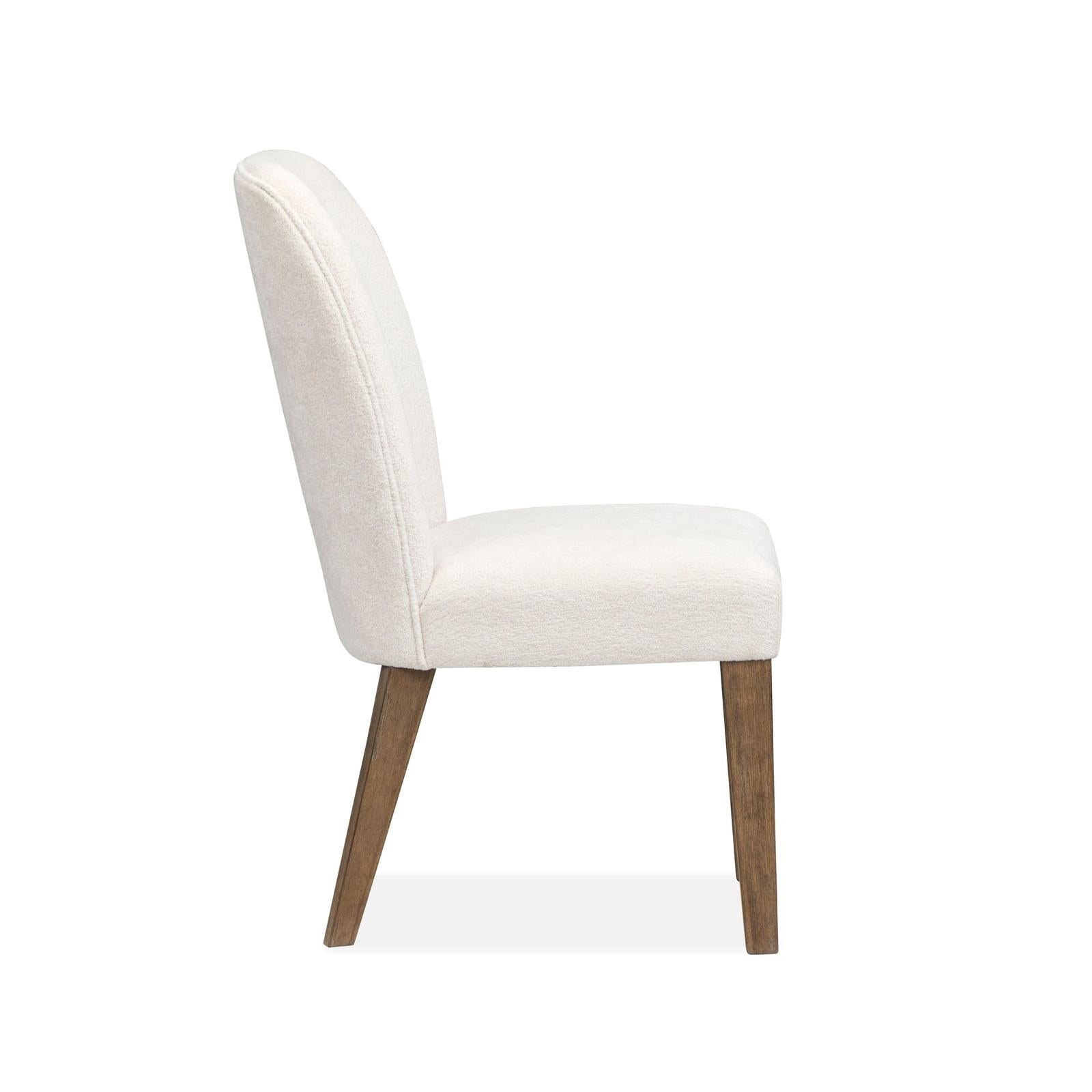 Magnussen Home Westbourne Dark Umber Upholstered Host Chair Set of 2