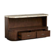 Magnussen Home Mcpherson Burnt Umber Demilune Sofa Table