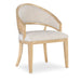 Hooker Furniture Retreat Cane Barrel Back Chair - Set of 2