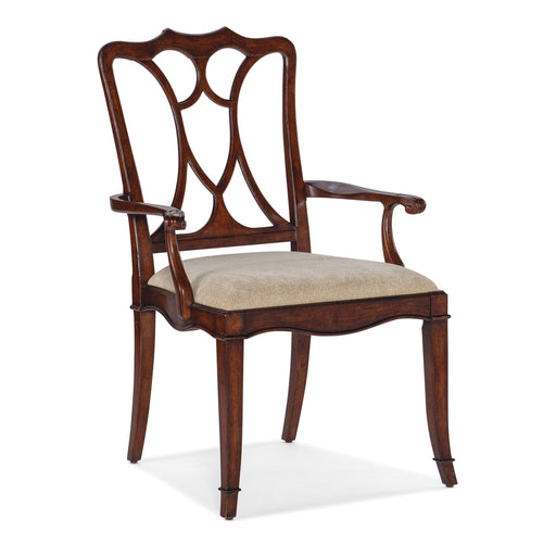 Hooker Furniture Charleston Upholstered Seat Arm Chair - Set of 2