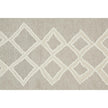 Feizy Anica 8009F Transitional Geometric Rug in Gray/Ivory