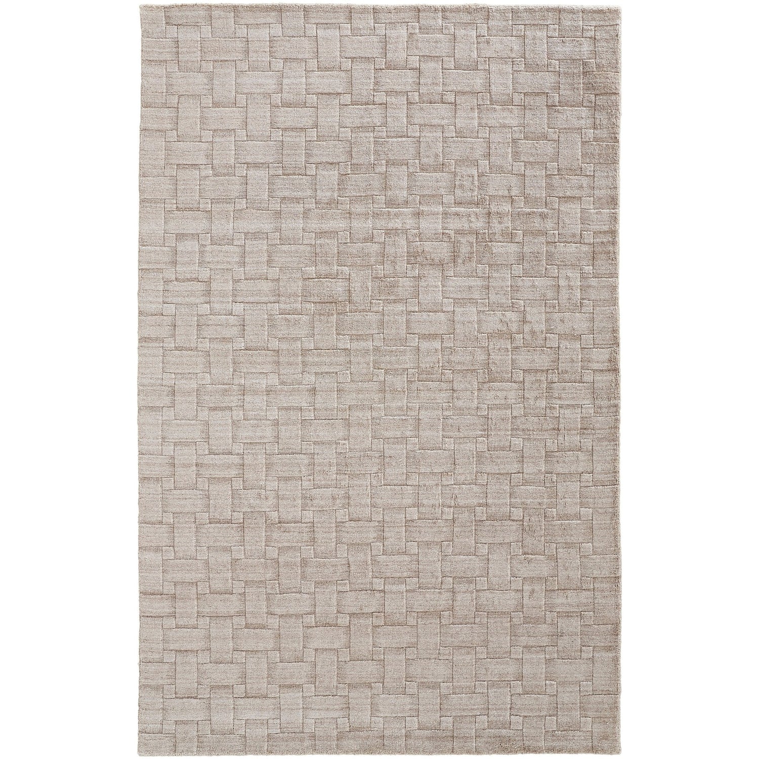 Feizy Redford 8669F Transitional Solid in Ivory