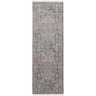 Feizy Marquette 39GUF Transitional Medallion in Blue/Ivory