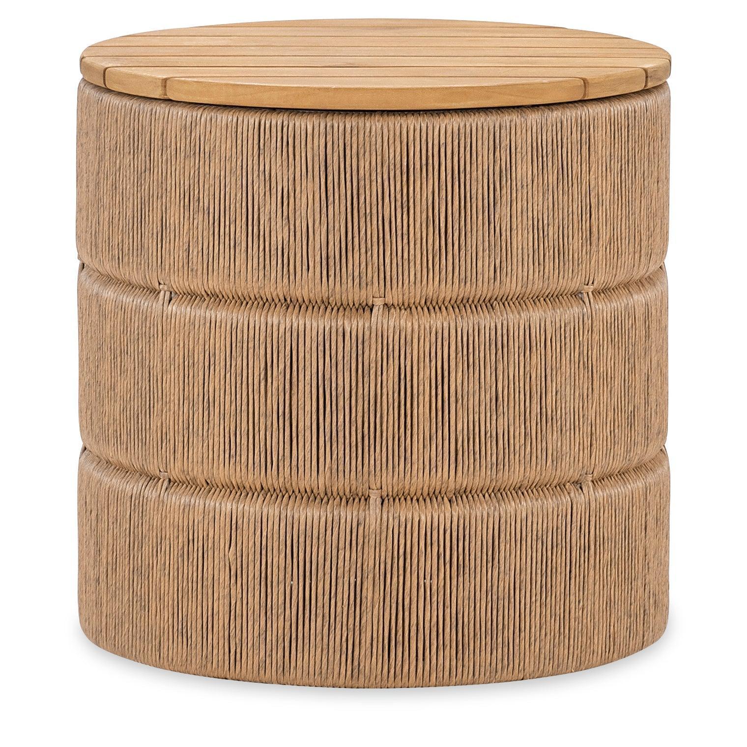 Margaritaville Avalon Wicker Storage End Table