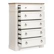 Magnussen Home Kingston Whisper White & Cerused Nutmeg Drawer Chest