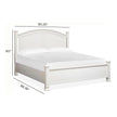 Magnussen Home Kingston Whisper White & Cerused Nutmeg Bed