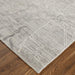 Feizy Whitton 8890F Modern Abstract Rug in Gray/Tan/Ivory