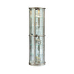 Pulaski Furniture PFC Curios Lighted Curio Half Round 5 Shelf Cabinet