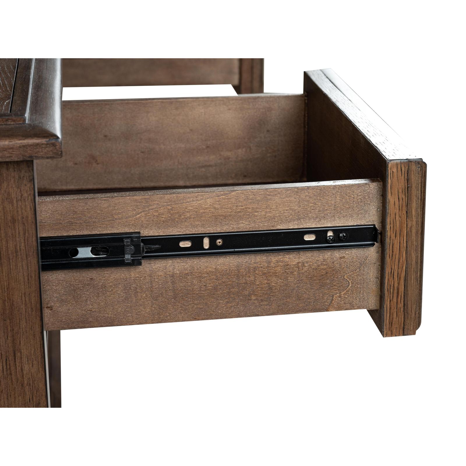 Magnussen Home Cormac Brown Rectangular Sofa Table