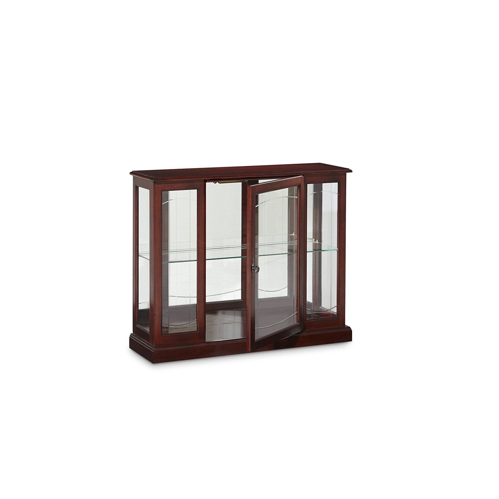 Pulaski Furniture PFC Curios Lighted 1 Shelf Console Display Cabinet