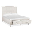 Magnussen Home Willowbrook Egg Shell White Bed