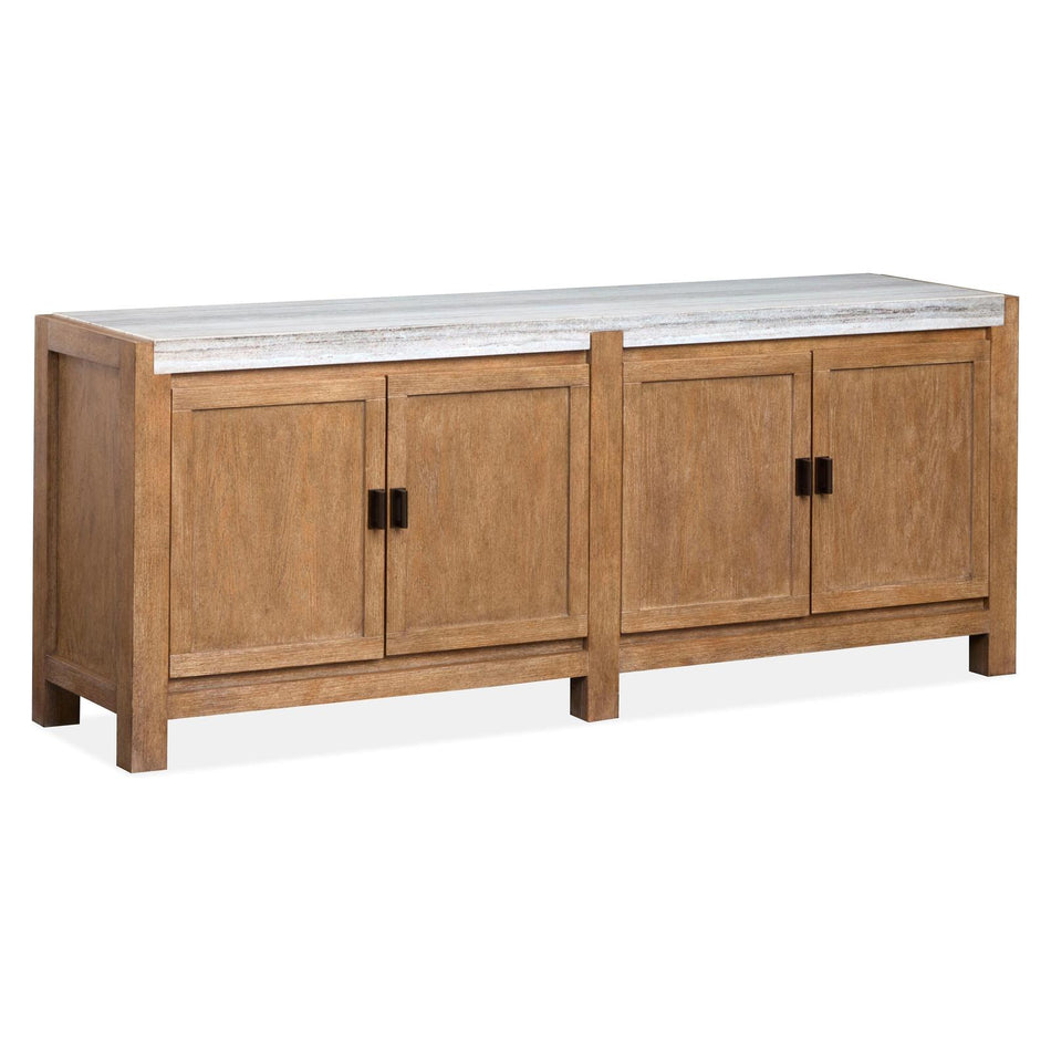 Magnussen Home Plum Creek Sierra Brown Door Console