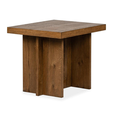 Magnussen Home Marcel Brown Rectangular End Table