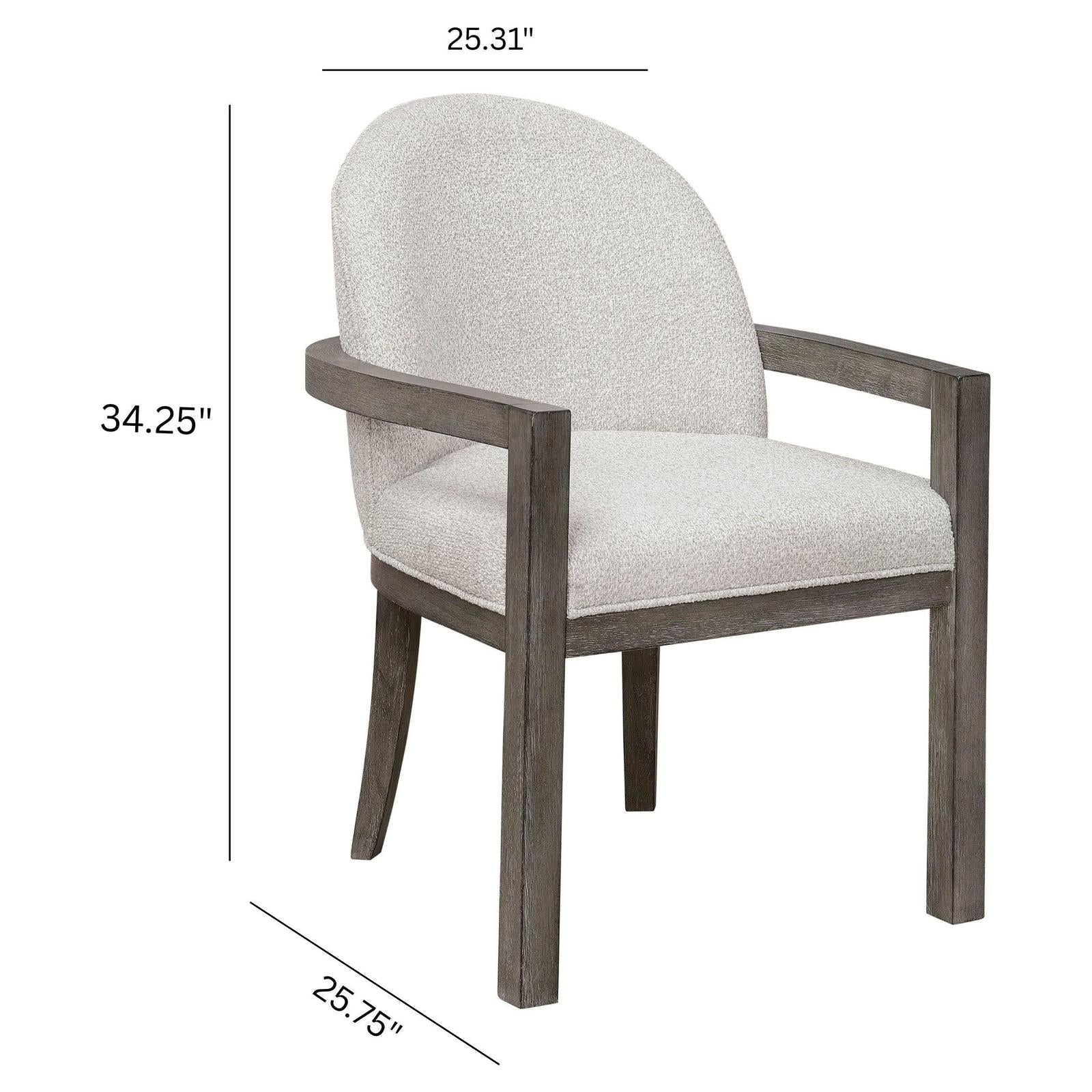 Pulaski Furniture Anderson Park Moose Trail And Frontier Brown Upholstered Dining Host Chair