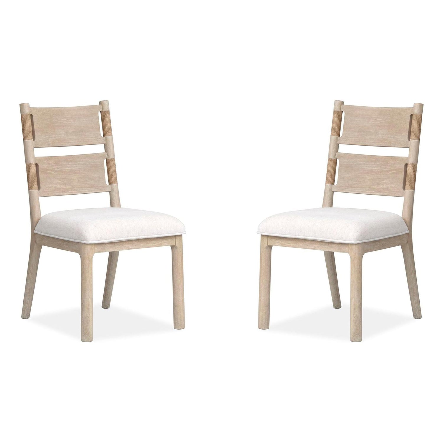 Salt Life Home Sunset Cove Sanibel Brown Upholstered Side Chair Two Pack I
