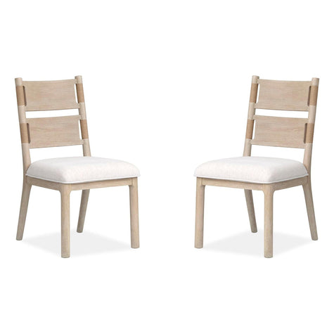 Salt Life Home Sunset Cove Sanibel Brown Upholstered Side Chair Two Pack I