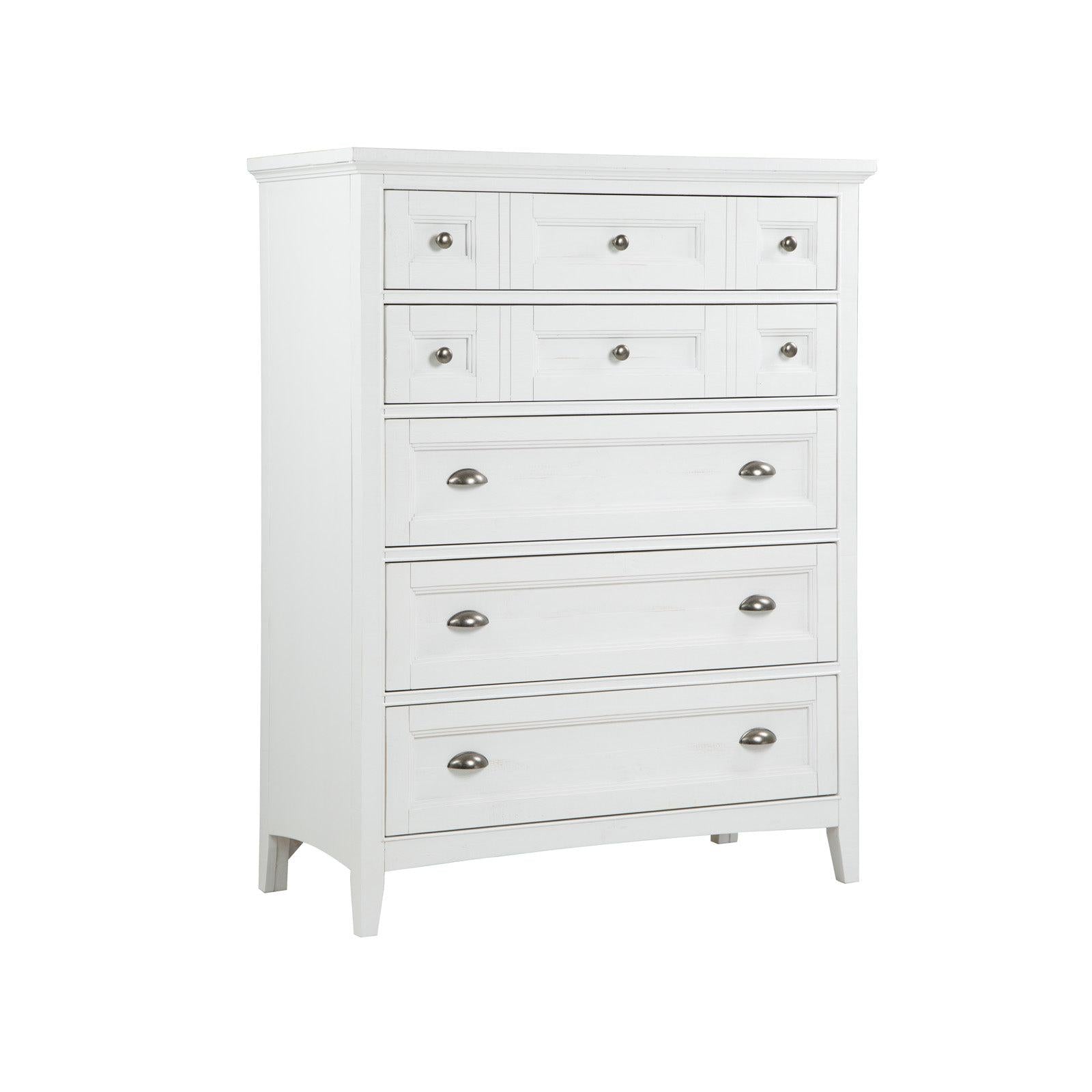 Magnussen Home Heron Cove Chalk White & Dovetail Grey Chest