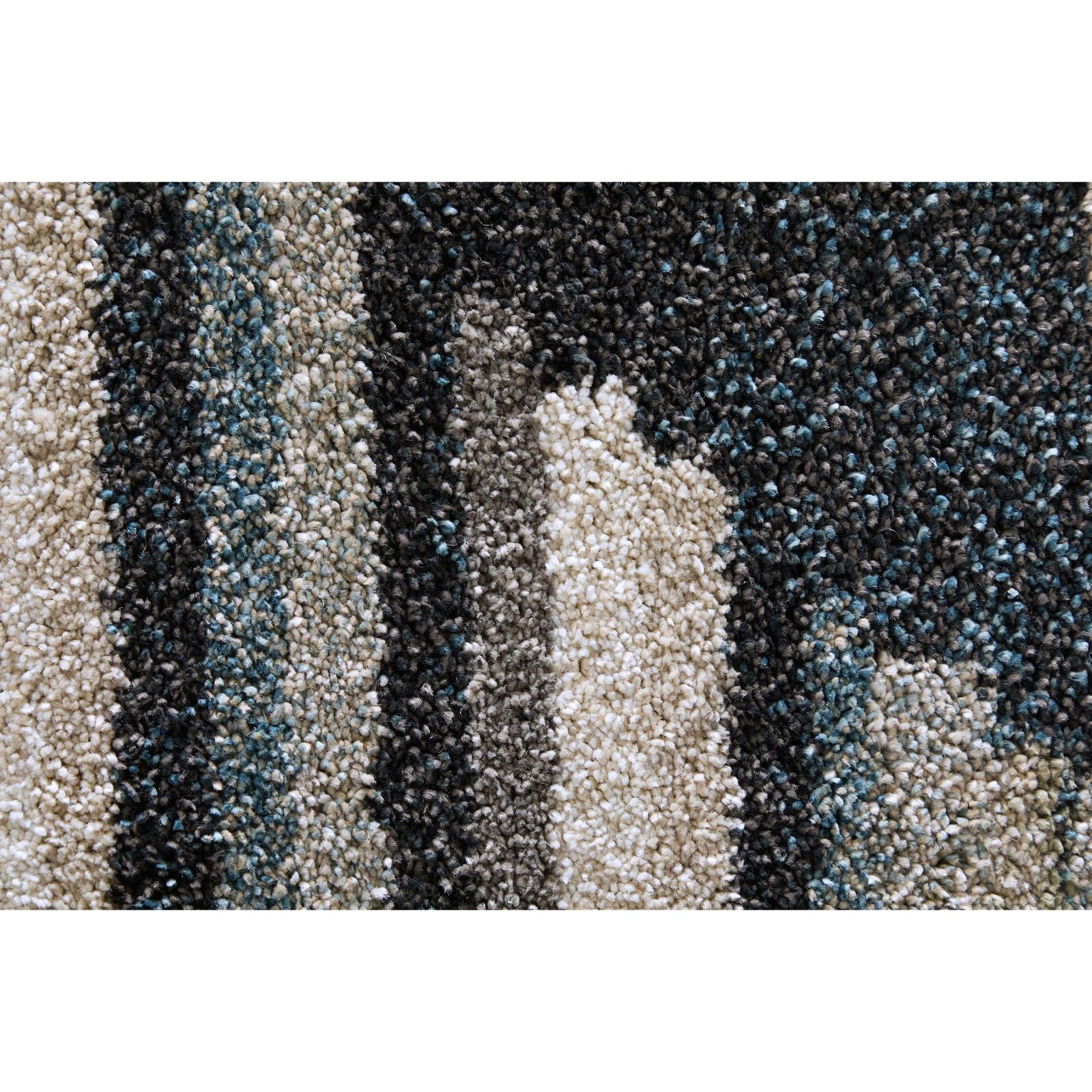 Feizy Richmond 39R4F Modern Abstract Rug in Ivory/Gray/Blue