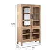 Magnussen Home Somerset Butternut Buffet Curio