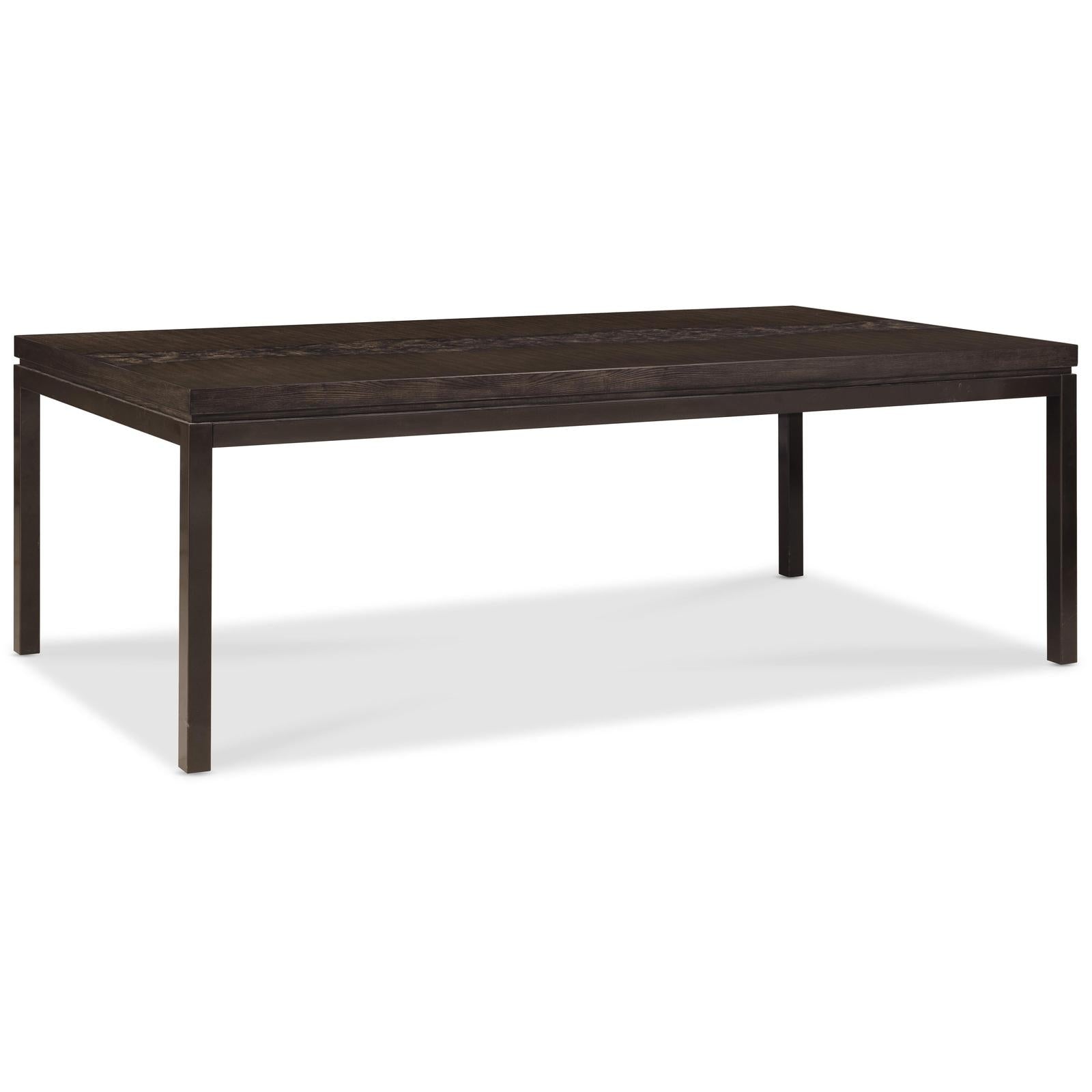Pulaski Furniture Modern Mosaic Brown Leg Dining Table