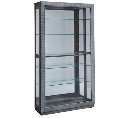 Pulaski Furniture Pulaski Furniture Accents Medium Wood Sliding Door Curio Cabinet