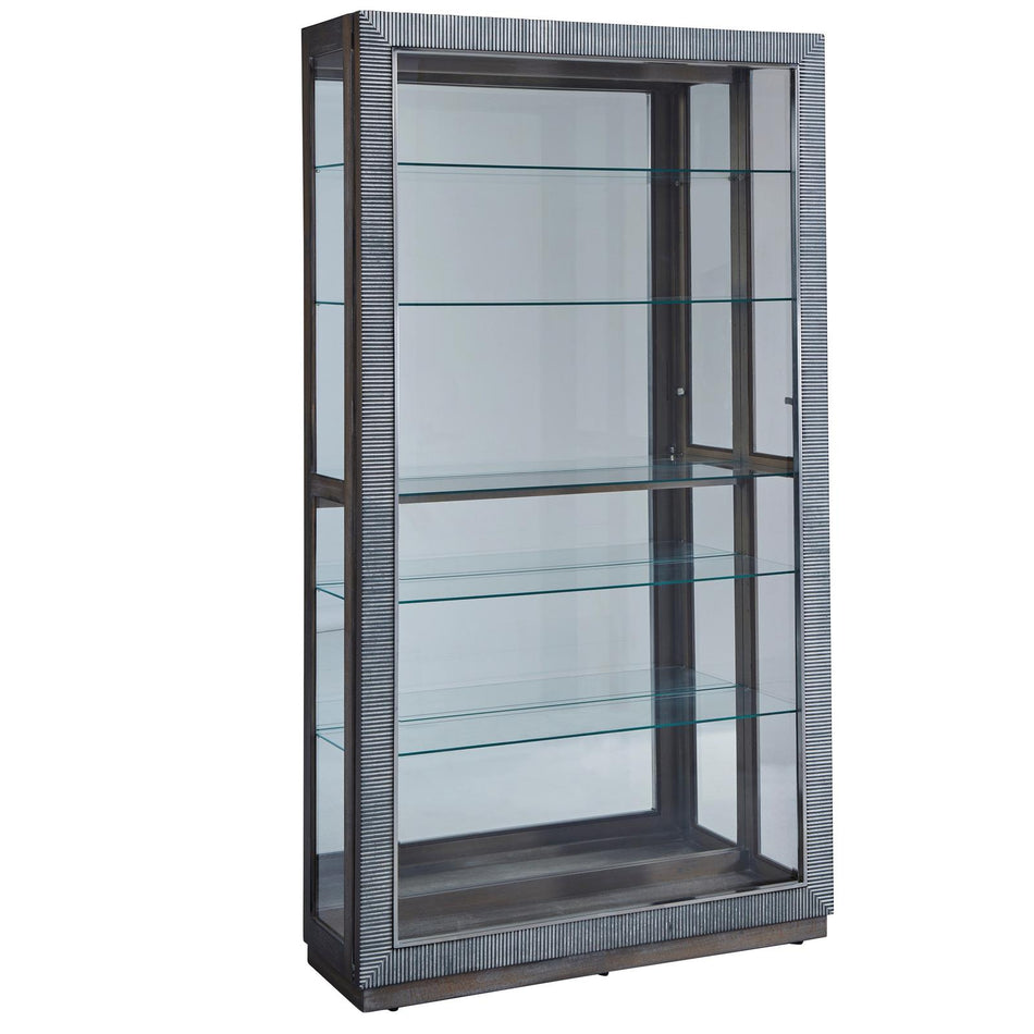 Pulaski Furniture Pulaski Furniture Accents Medium Wood Sliding Door Curio Cabinet