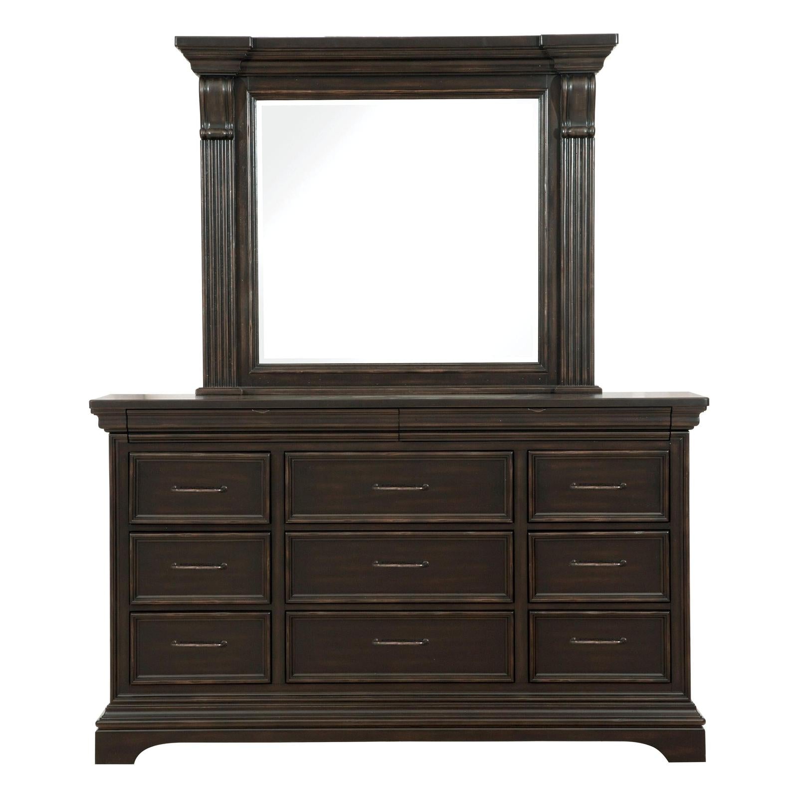 Pulaski Furniture Caldwell Smoked Molasses 11 Drawer Dresser
