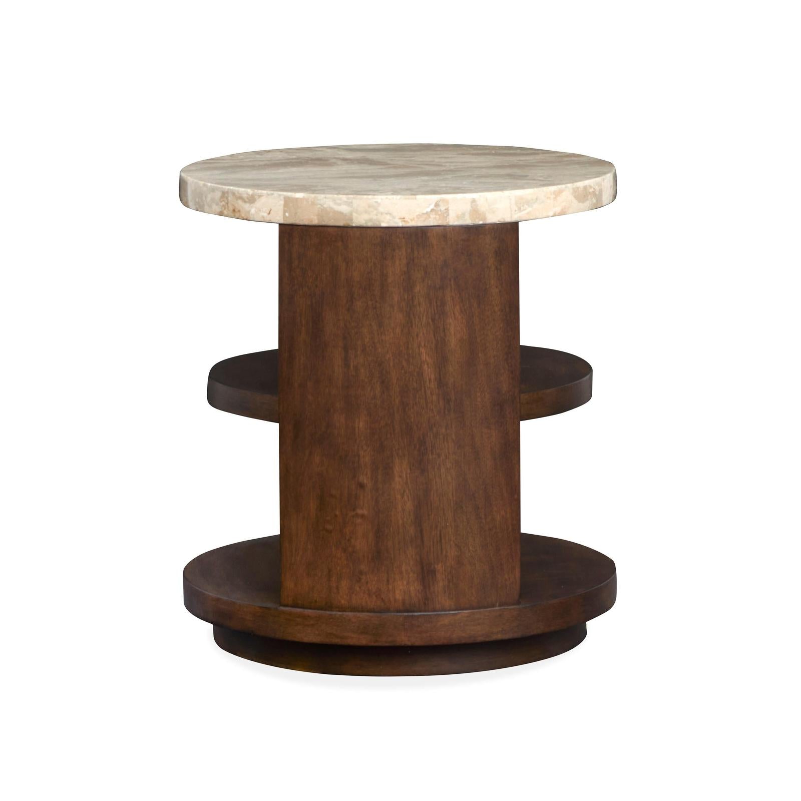 Magnussen Home Mcpherson Burnt Umber End Table