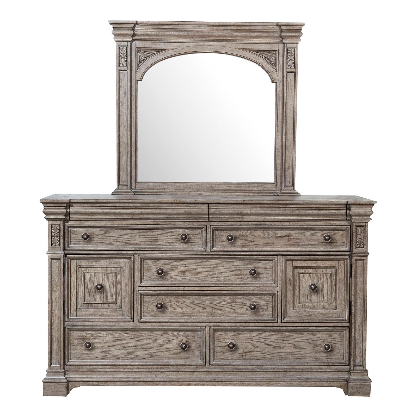 Pulaski Furniture Kingsbury French Gray 8 Drawer Dresser