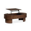 Magnussen Home Holloway Toasted Almond Oval Lift Top Cocktail Table