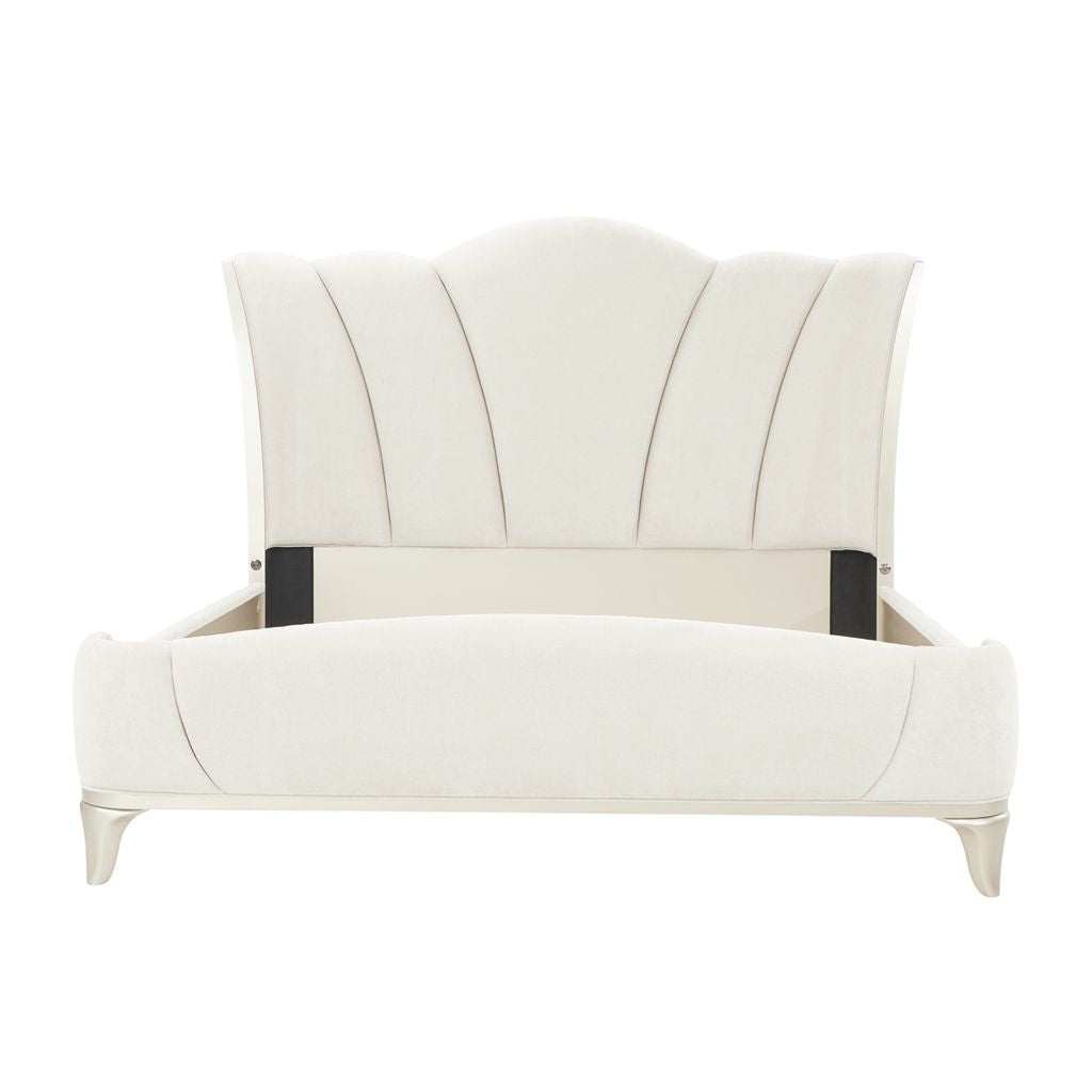 Michael Amini La Marisia Upholstered Bed - Tranquil/Champagne Gold