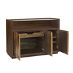 Pulaski Furniture 3 Door Bar Cabinet with Glass Shelves