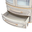 Michael Amini St. Charles Display Cabinet - Dove Gray