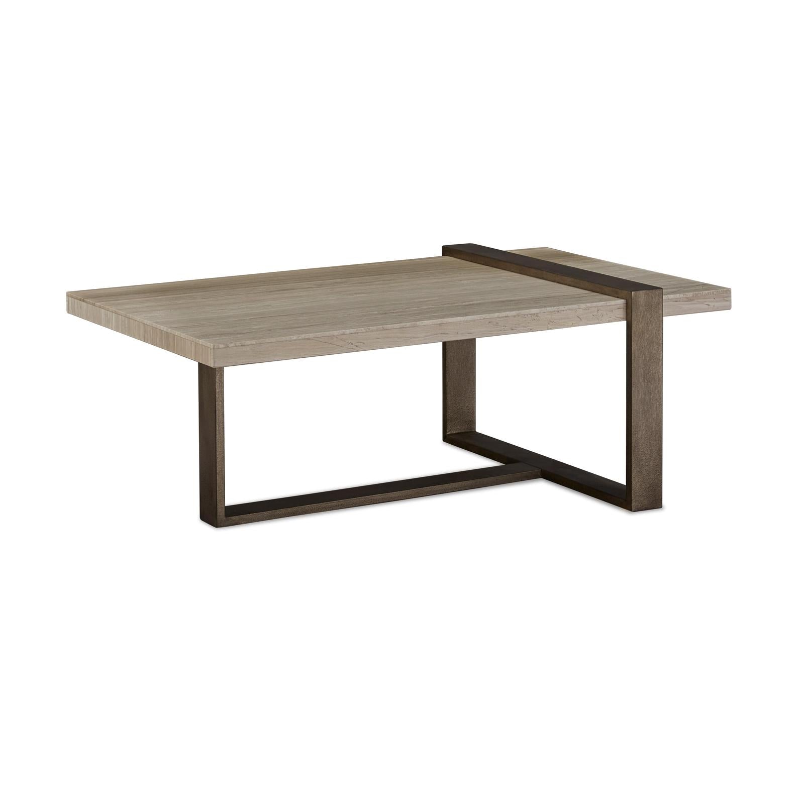 Magnussen Home Wiltshire Sea Shell Rectangular Cocktail Table