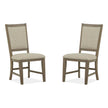 Magnussen Home Paxton Place Dovetail Grey Side Chair Set of 2