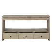 Magnussen Home Conrad Stone Harbor Grey Rectangular Sofa Table
