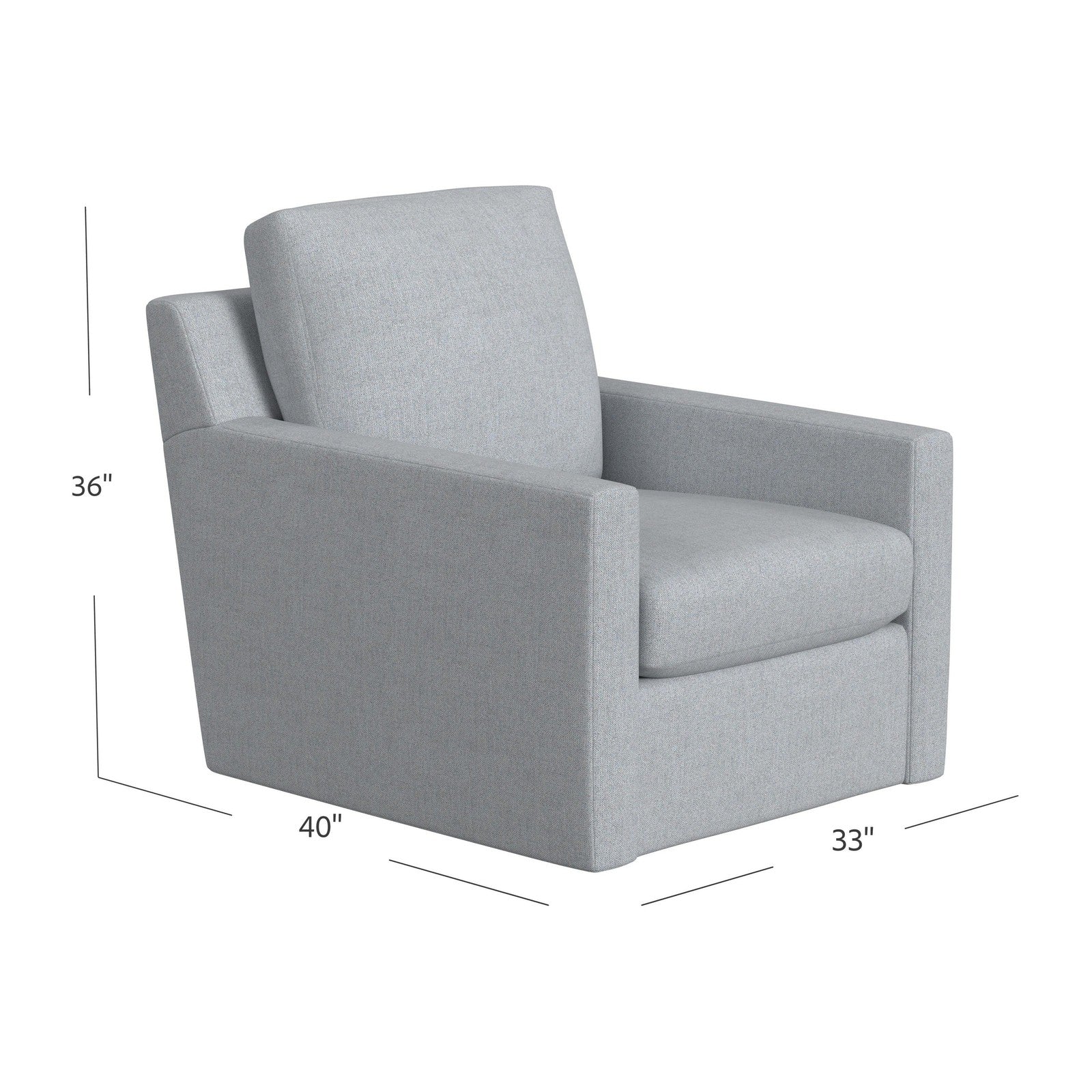 Hooker Upholstery Daxton Swivel Lounger