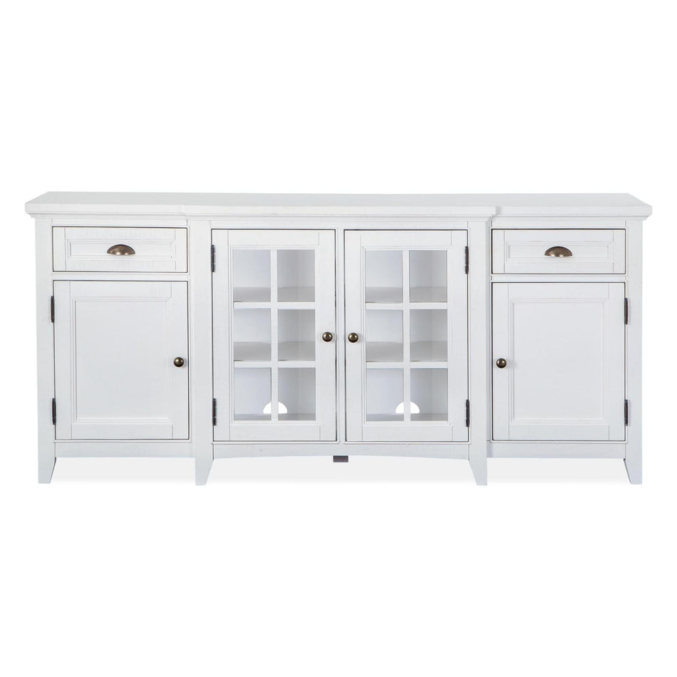 Magnussen Home Heron Cove Chalk White Console