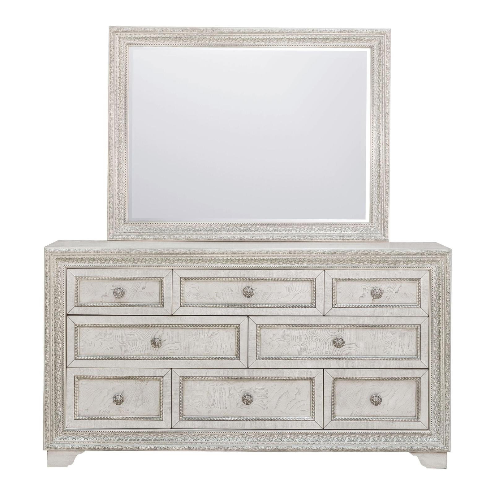 Pulaski Furniture Camila Creamy White 8 Drawer Dresser