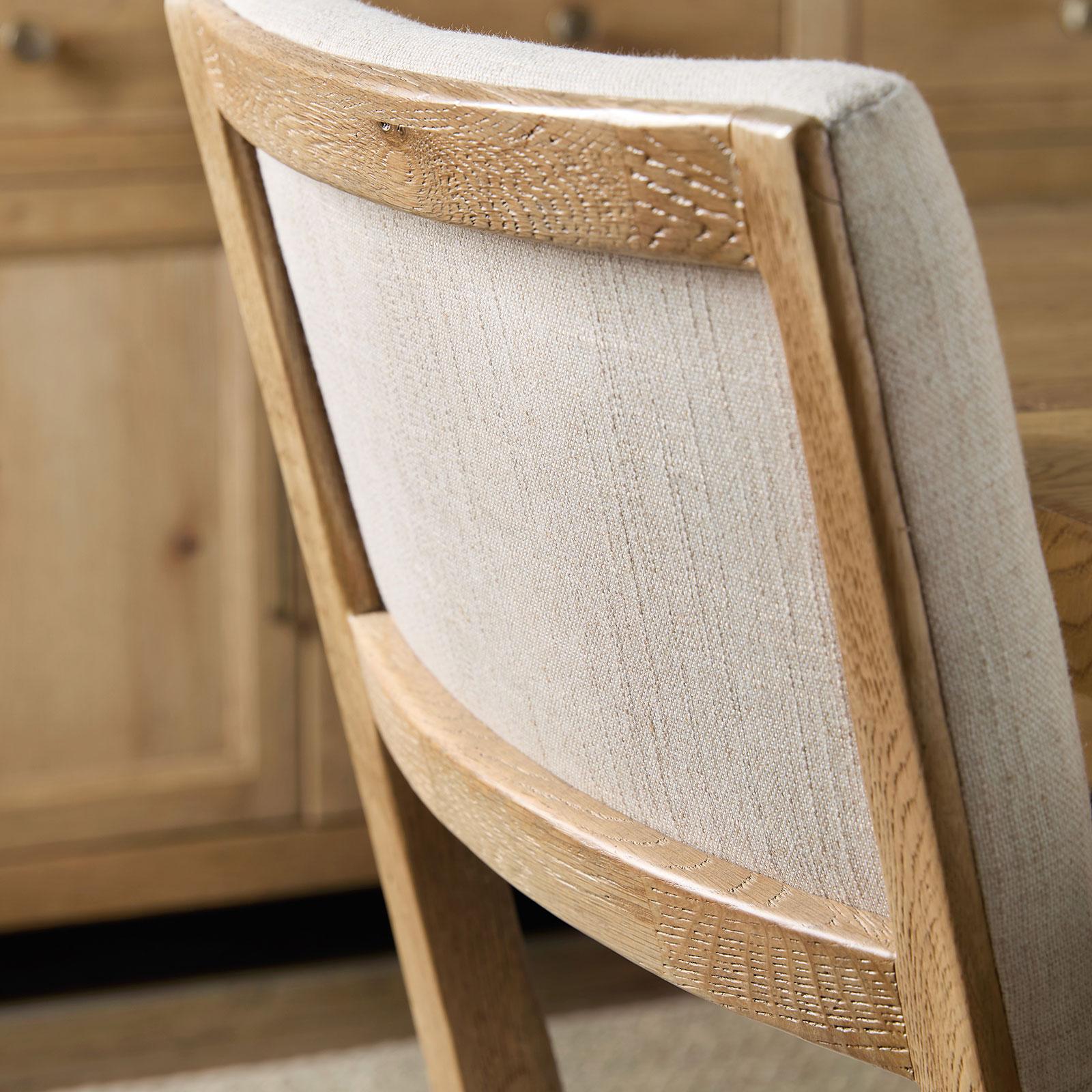 Hooker Furniture Driftwood Upholstered Open Back Side Chair