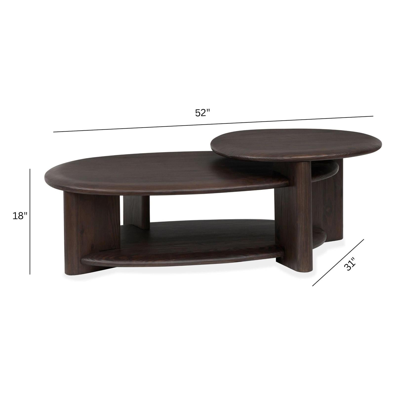 Magnussen Home Upton Coffee Bean Shaped Cocktail Table
